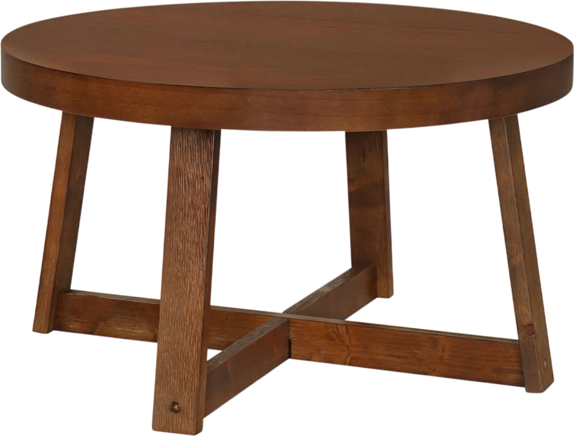Costway Round Farmhouse Coffee Table 30