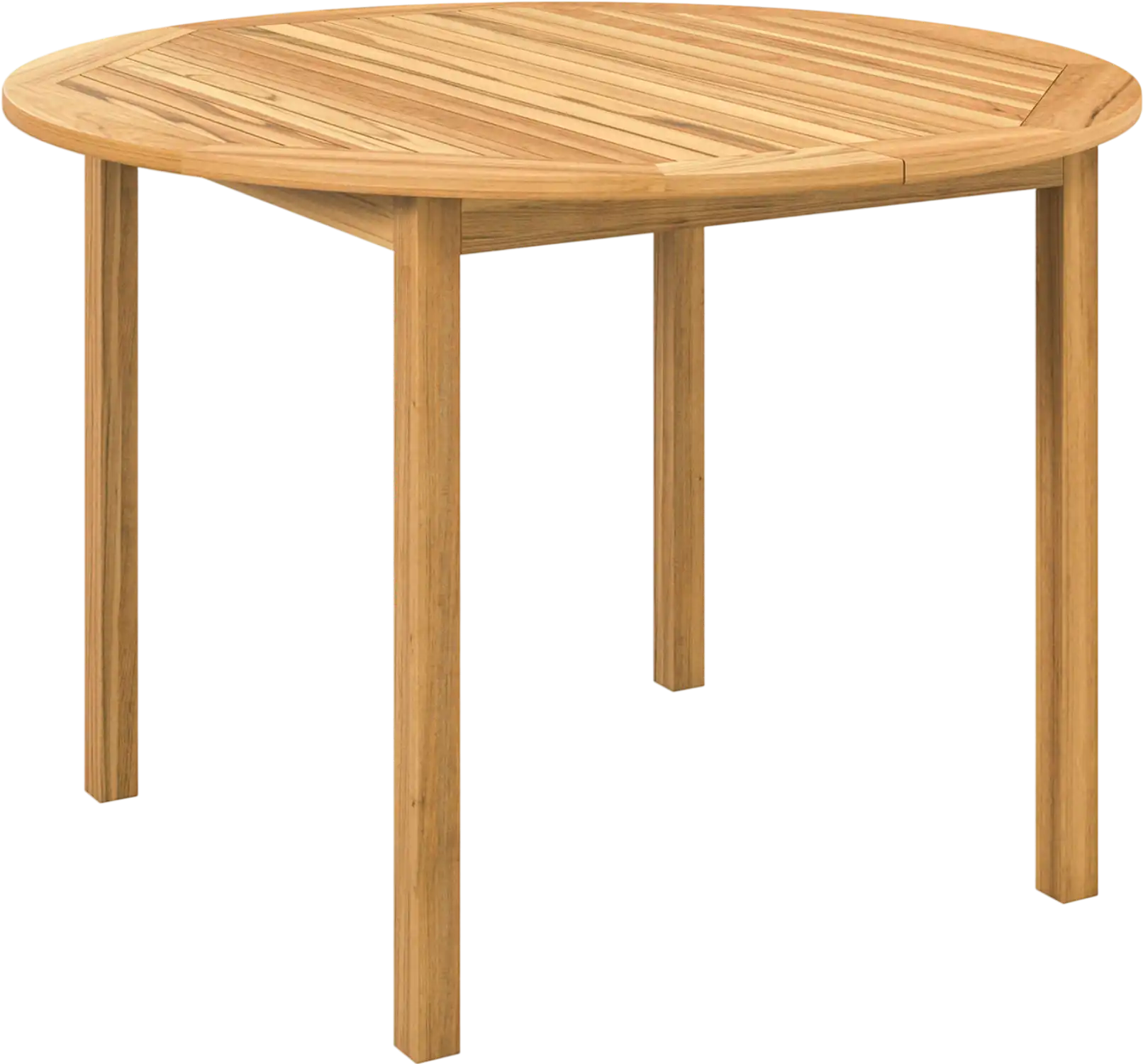 Costway 4-Person Large Round Outdoor Dining Table 12346587 New