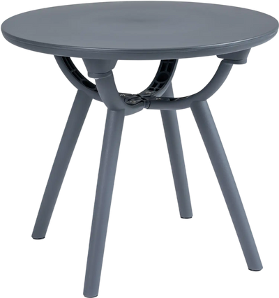 Costway Round Patio Storage Side Table Poolside Balcony 14537396 New