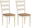 Padded linen seat and slatted backrest of a single rubber wood dining chair in white, ideal for comfortable seating.