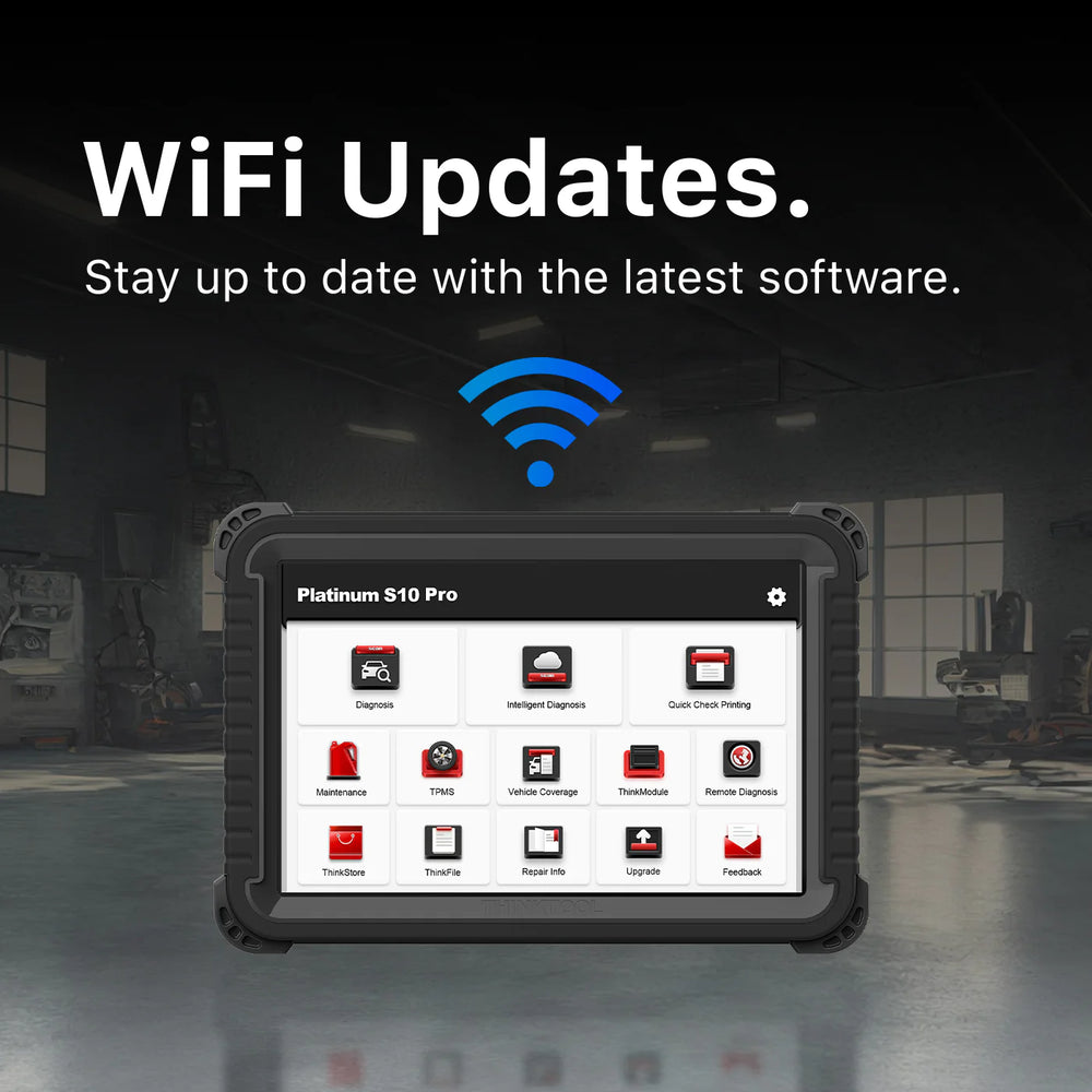 Thinkcar Platinum S10 Pro Diagnostic Tablet 10-Inch Bi-Directional OBD2 Scanner New