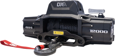 DK2 S12000-SR Electric Winch 12,000 lbs. 4 x 4 with Synthetic Rope New