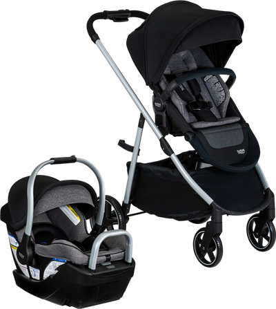Britax Stroller and Car Seat Combo Willow Grove SC Baby Travel System Alpine Base ClickTight New