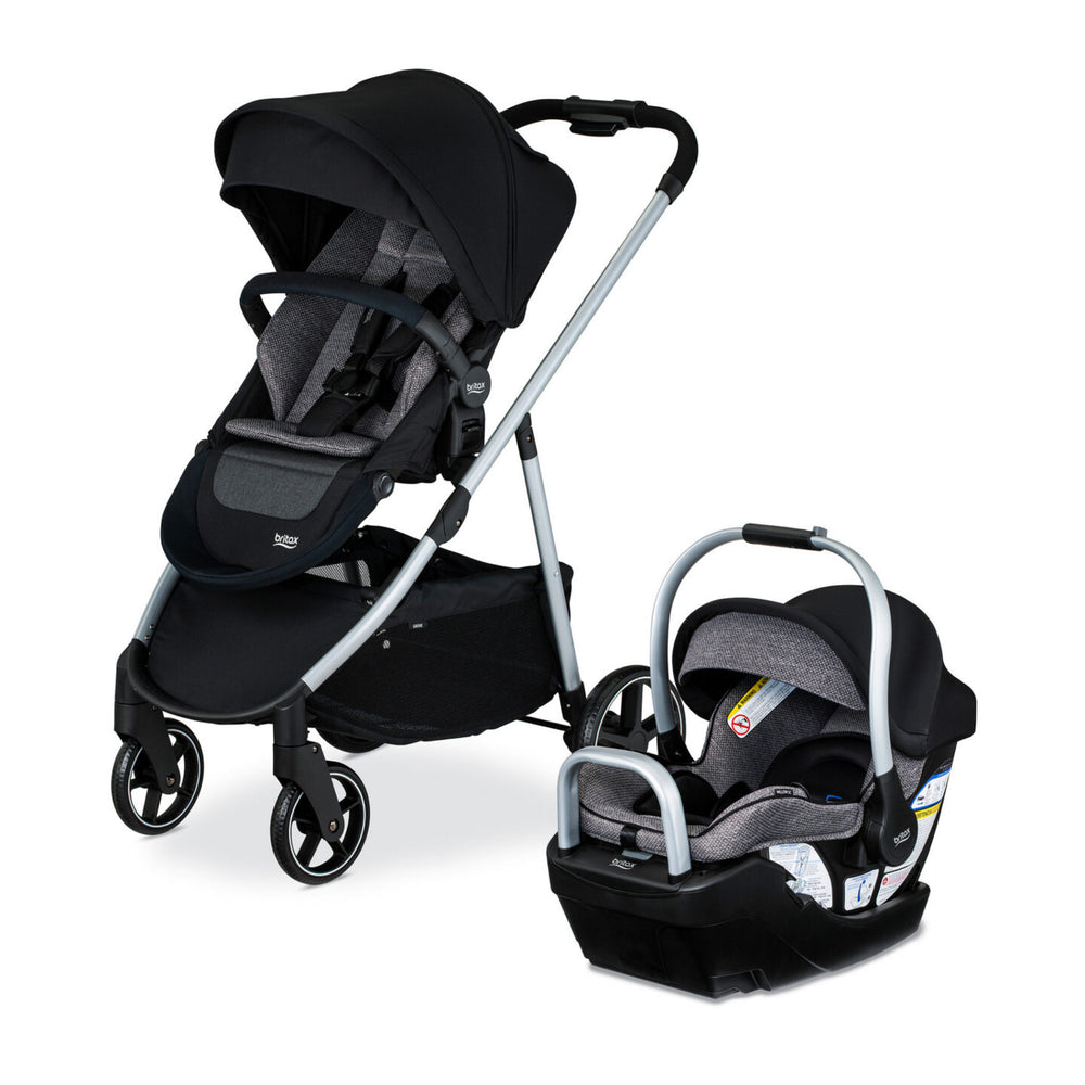 Britax Stroller and Car Seat Combo Willow Grove SC Baby Travel System Alpine Base ClickTight New