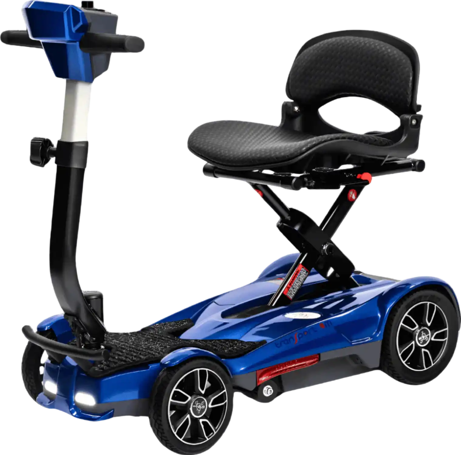 EV Rider Transport 4M Mobility Scooter Manual Fold 4 Wheel 250 lbs. Capacity 24V 10Ah Li-Ion Battery 3.7 MPH 7 Miles S19FM New