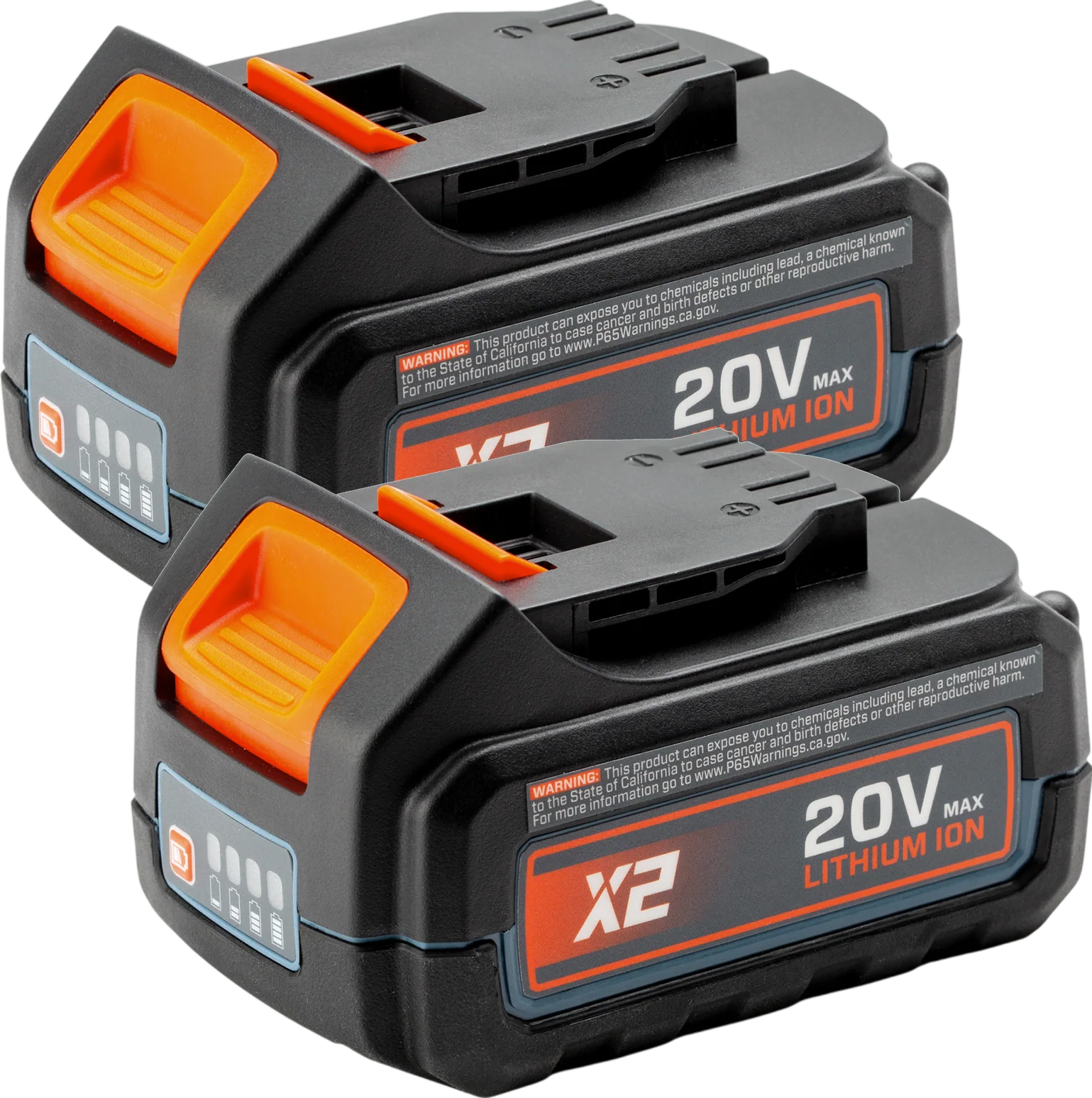 Senix X2 20V Max Batteries Lithium-Ion 2-Pack S2K0B2-03 New