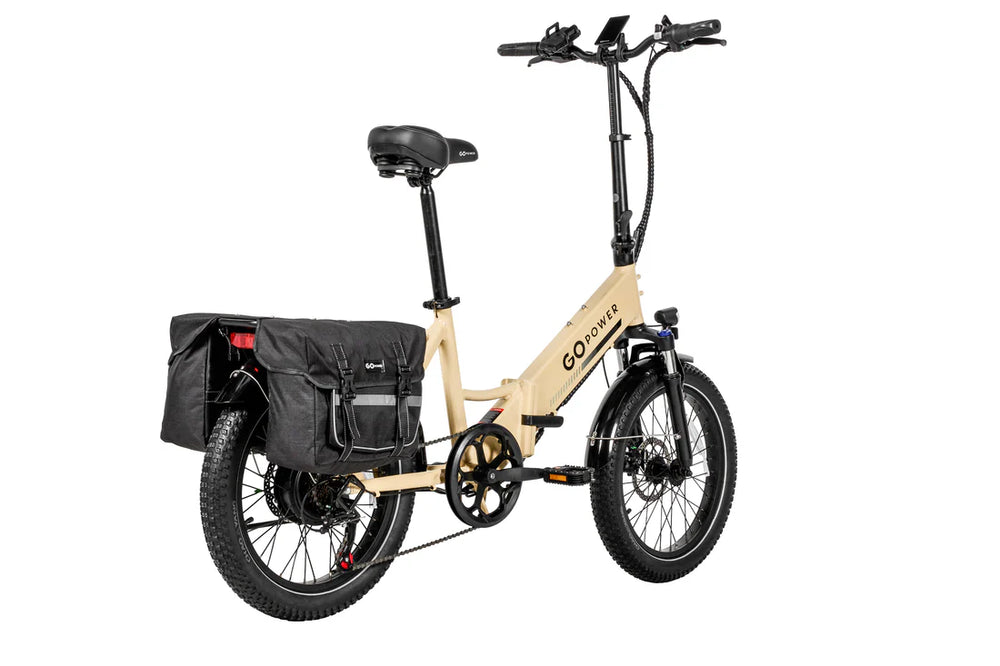 GoPowerBike GoPlus Electric Bike Foldable 500W 45 Mile Range 20 MPH Open Box RFB
