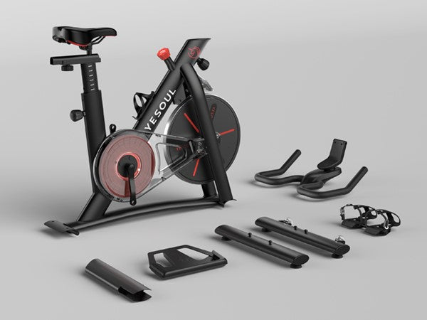 Yesoul S3 Exercise Bike with Adjustable Resistance Belt