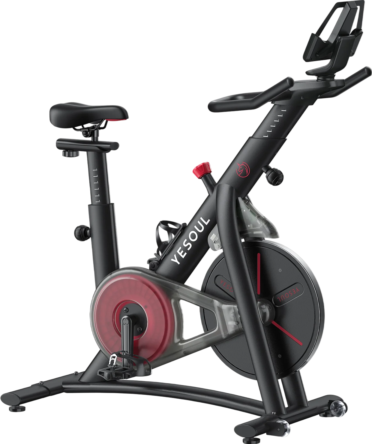 Yesoul S3 Exercise Bike with Adjustable Resistance Belt Drive Bluetooth App New