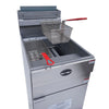 SABA GF45-N Commercial Deep Fryer Natural Gas 120,000 BTU 45 Lbs. Oil Capacity New