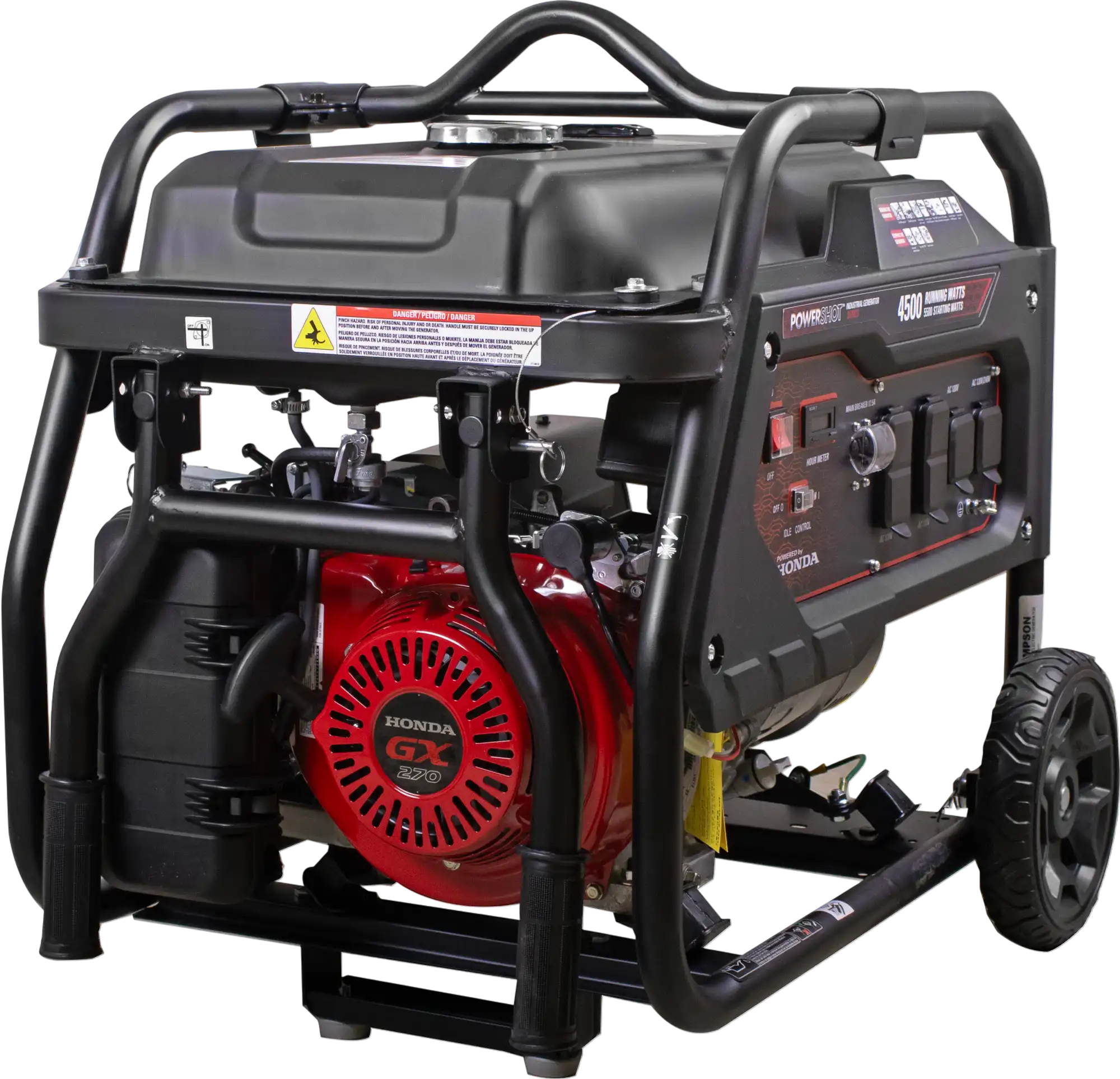 Simpson SCGH5500 Industrial Generator 4500/5500W Gasoline Honda GX270 Engine New