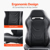 Vevor Racing Seats Set of 2 PVC Leather Q235B Steel Frame Adjustable with Ergonomic Design New