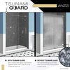 Anzzi SD-AZ052-02BN Halberd Shower Door 60" x 72" Sliding Tsunami Guard Tempered Glass New