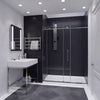 Anzzi SD-AZ13-02BN-T Madam Shower Door 60" x 76" Sliding Frameless Tinted Glass Brushed Nickel New