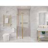 Anzzi SD-AZ14-01BG Romance Shower Door 72" x 33.5" Frameless Swinging Tempered Glass New