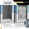Anzzi SD-AZ14-01BG Romance Shower Door 72" x 33.5" Frameless Swinging Tempered Glass New