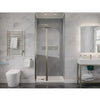 Anzzi SD-AZ14-01BN Romance Shower Door 72" x 33.5" Frameless Swinging Tempered Glass New