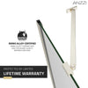 Anzzi SD-AZ14-01BN Romance Shower Door 72" x 33.5" Frameless Swinging Tempered Glass New