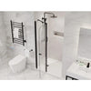 Anzzi SD-AZ14-01MB Romance Shower Door 72" x 33.5" Frameless Swinging Tempered Glass New