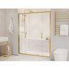 Anzzi SD-AZ15-01BG Enchant Shower Door 70" x 60.4" Sliding Framed Tempered Glass New