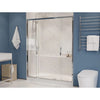 Anzzi SD-AZ15-01CH Enchant Shower Door 70" x 60.4" Sliding Framed Tempered Glass New