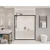 Anzzi SD-AZ15-01MB Enchant Shower Door 70" x 60.4" Sliding Framed Tempered Glass New