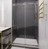 Anzzi SD-AZ8077-01BG Leon Shower Door 48" x 76" Sliding Frameless Tempered Glass New
