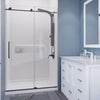 Anzzi SD-AZ8077-01GB Leon Shower Door 48" x 76" Sliding Frameless Tempered Glass New