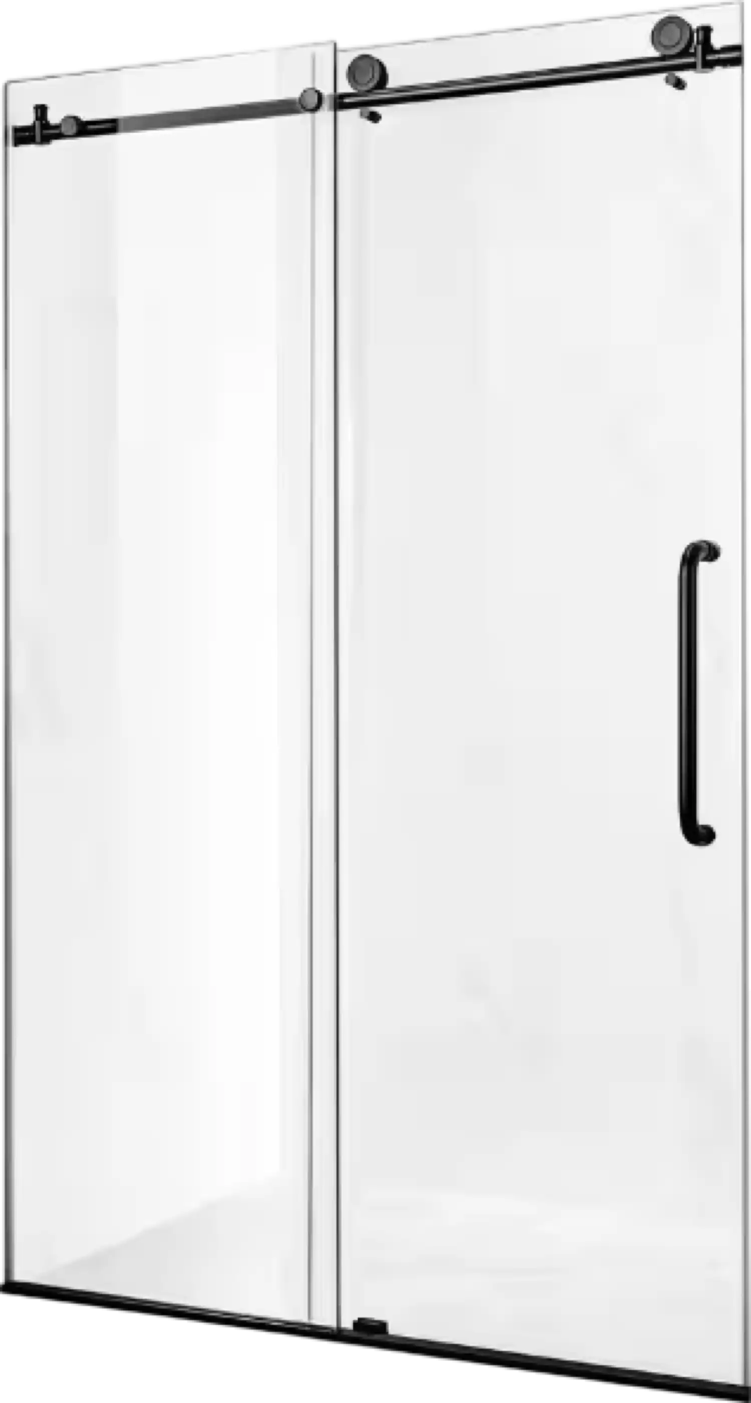 Anzzi SD-AZ13-01MB Madam Shower Door 48