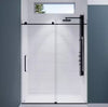 Anzzi SD-AZ8077-02MB Leon Shower Door 60" x 76" Sliding Frameless Tempered Glass New