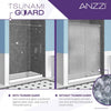 Anzzi SD-AZ8077-02MB Leon Shower Door 60" x 76" Sliding Frameless Tempered Glass New