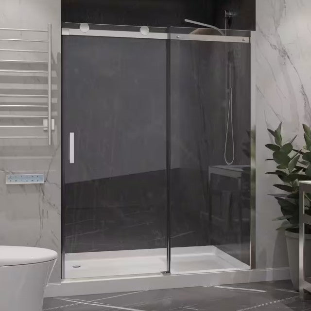 Anzzi SD-FRLS05701BN Rhodes Shower Door 48" x 76" Sliding Frameless Tempered Glass New