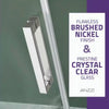 Anzzi SD-FRLS05701BN Rhodes Shower Door 48" x 76" Sliding Frameless Tempered Glass New