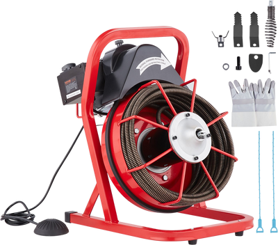 Vevor Drain Cleaning Machine 50' x 1/2