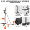 Vevor Punching Bag Stand 2-in-1 Adjustable Height Steel Rack for Heavy Bag and Speed Bag Holds Up to 400 Lbs. New