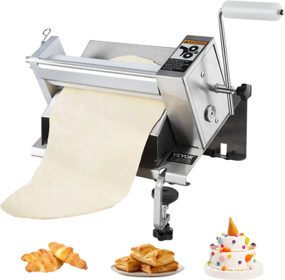 Vevor Manual Dough Sheeter Machine 0–0.5