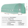 Vevor Walk-In Tunnel Greenhouse 27.38' x 9.5' x 7.38' with Galvanized Frame and PE Cover New