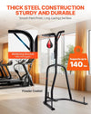 Vevor 2-in-1 Heavy Duty Punching Bag Stand Adjustable Steel Frame New