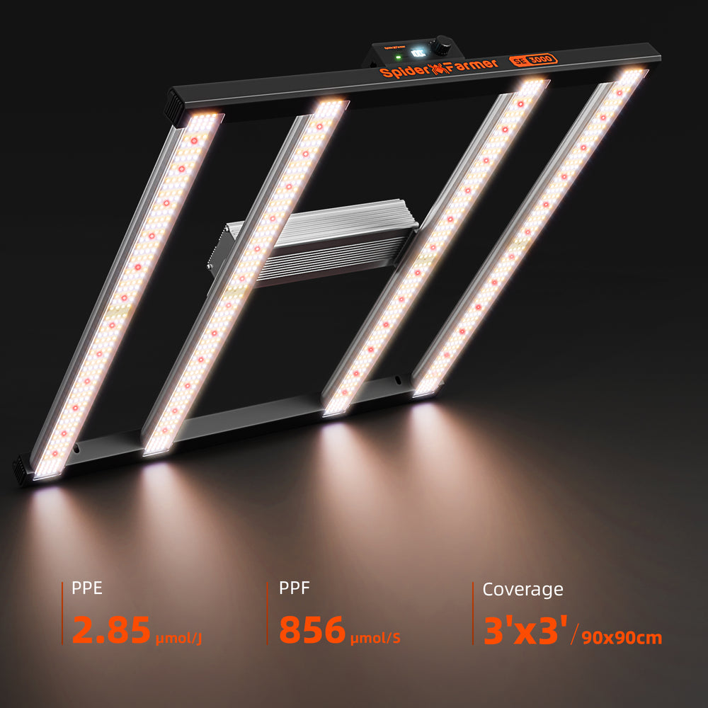 Spider Farmer SE3000 Full Spectrum LED Grow Light New