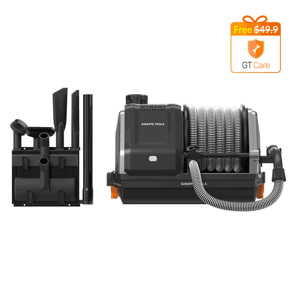 Giraffe Tools Grandstorm Mobile Vacuum Cleaning Kit 30 ft 1200 W New