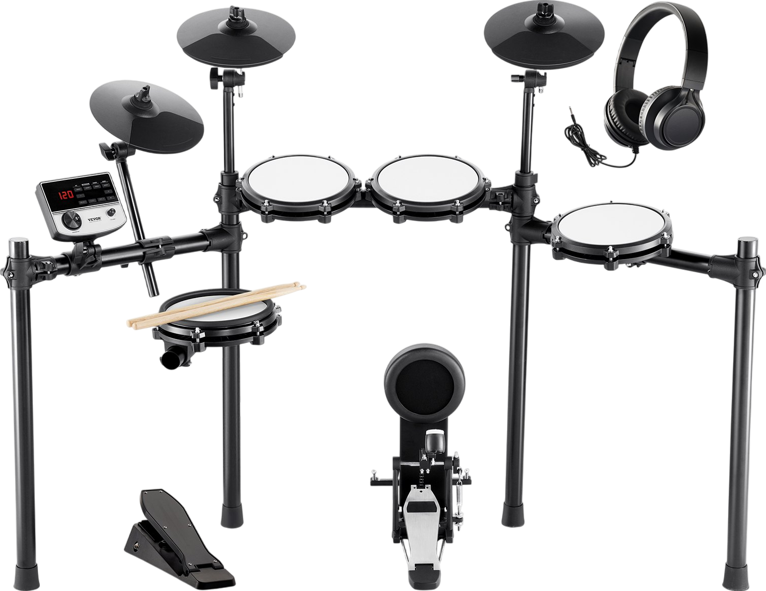Vevor Digital Drum Kit 480 Tones 8