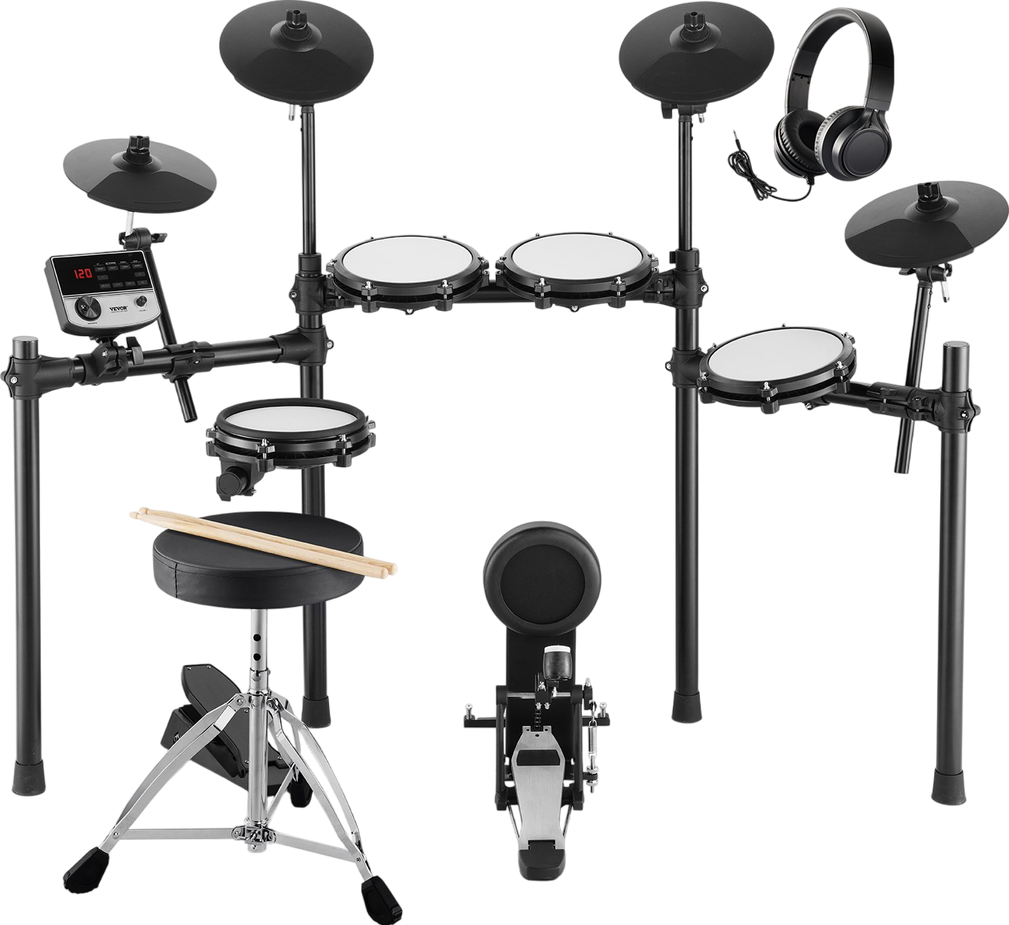 Vevor Digital Drum Kit 480 Tones 8