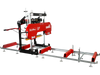32" Portable Sawmill,  459cc 15HP E-Start Gasoline Engine,  26.5" Board Width,  13' Track Length ,  SM-32