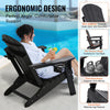 Vevor Folding Adirondack Chairs Set of 2 All-Weather HDPE 400 lb Capacity New