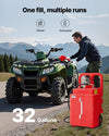Vevor Portable Diesel Fuel Caddy 32 Gal with 12V Electric Pump New