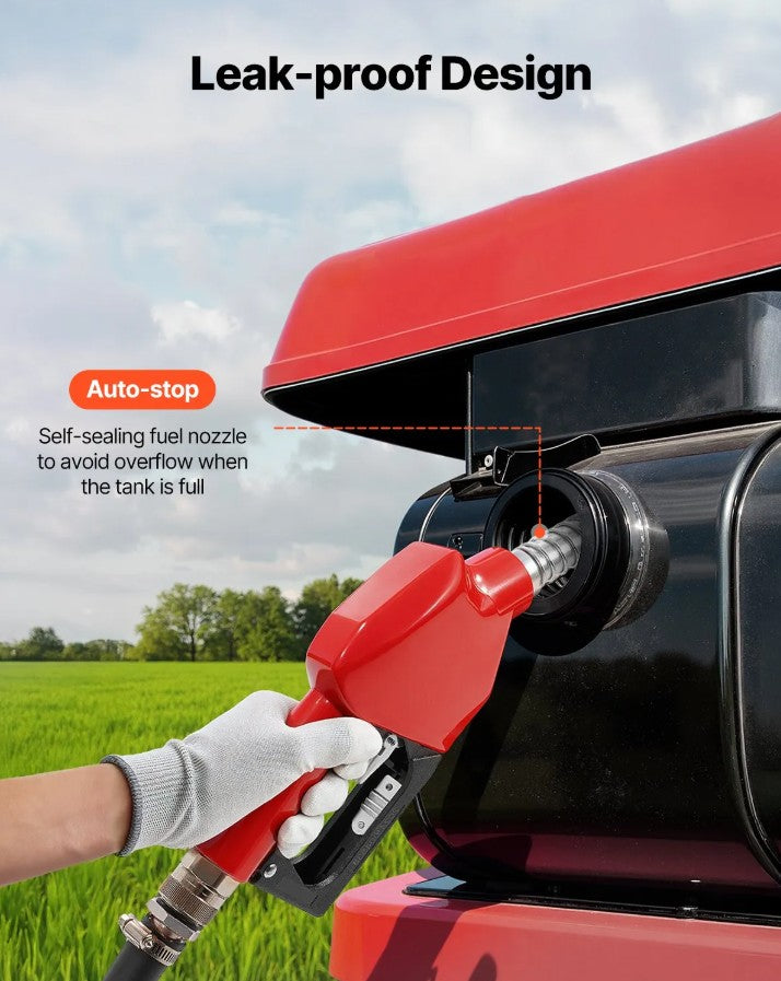 Vevor Portable Diesel Fuel Caddy 32 Gal with 12V Electric Pump New