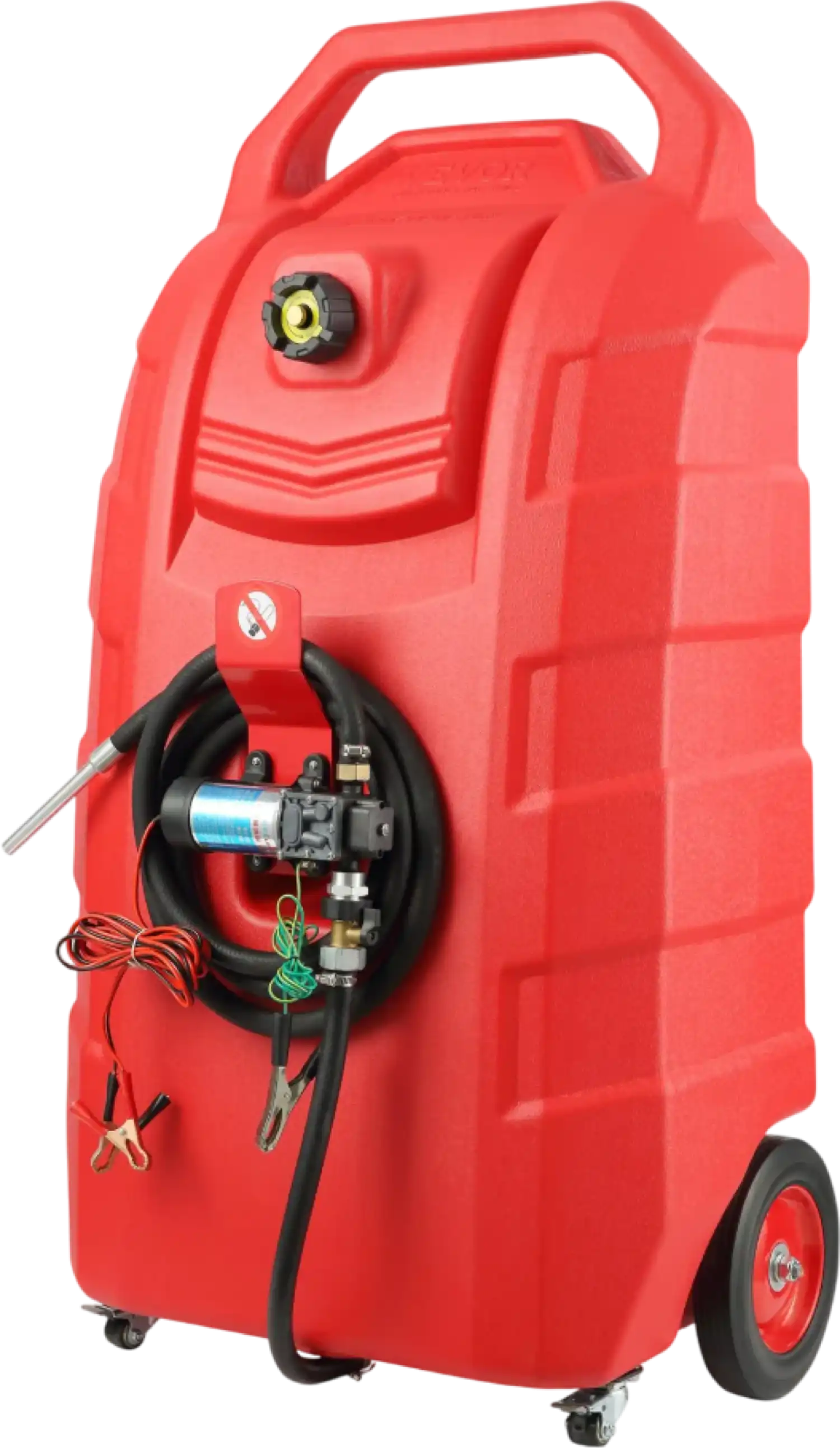Vevor Portable Fuel Caddy 32 Gal with 12V Pump and Hose Diesel Only New