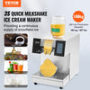 Vevor Commercial Snowflake Ice Machine 397 Lbs/24H Stainless Steel Multi-Texture Ice New