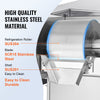 Vevor Commercial Snowflake Ice Machine 397 Lbs/24H Stainless Steel Multi-Texture Ice New