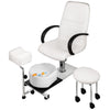 Vevor Pedicure Spa Unit with Adjustable Hydraulic Lift Chair Easy-Clean Massage Footbath and Technician Stool New